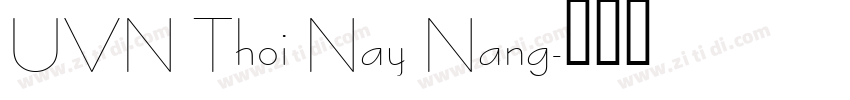 UVN Thoi Nay Nang字体转换
